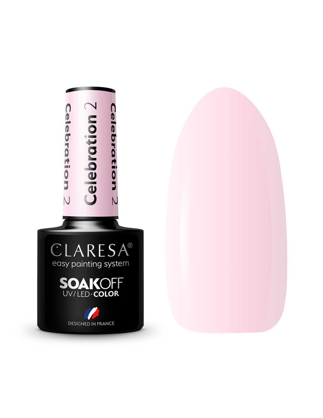 CLARESA Hybrid Nail Polish CELEBRATION 2 -5g 