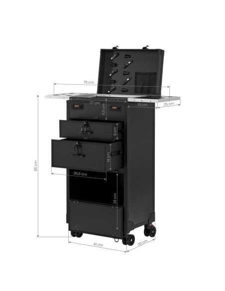 Gabbiano aide-coiffeur mobile V21 noir 
