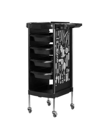 Gabbiano hairdresser's helper X11-9 black graphics 