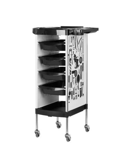 Gabbiano hairdresser's helper X11-9 white graphics 