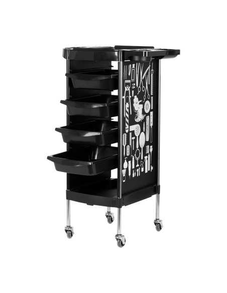 Gabbiano hairdresser's helper X11-9 black graphics 