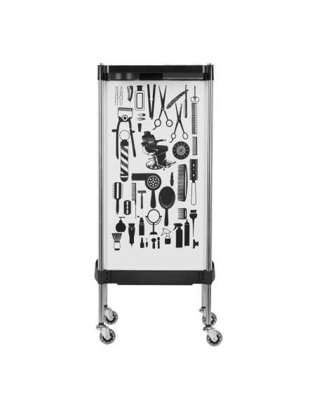 Gabbiano hairdresser's helper X11-9 white graphics 
