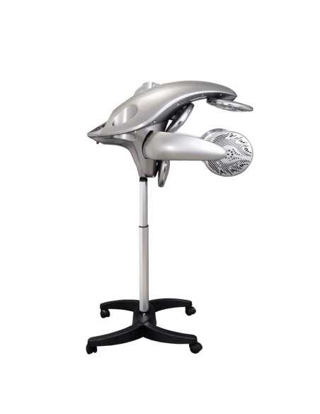 Casco de infrarrojos Climazon sobre soporte gris 