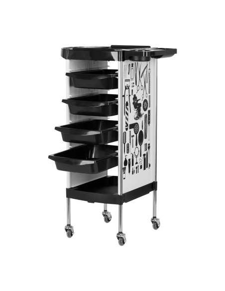 Gabbiano hairdresser's helper X11-9 white graphics 