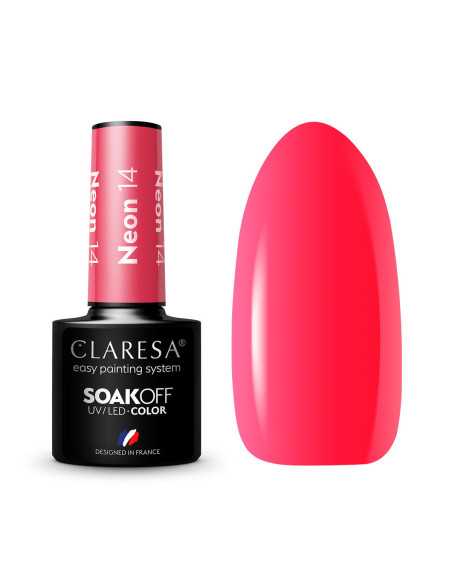 CLARESA Lakier hybrydowy NEON 14 -5g