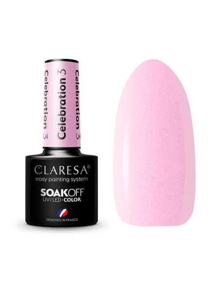 CLARESA Smalto per unghie ibrido CELEBRATION 3 -5g