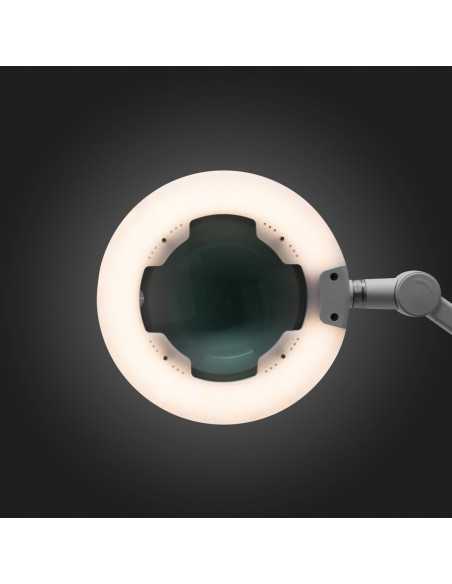 Lampe loupe LED Glow 8021 pour le dessus de table couleur de lumière 