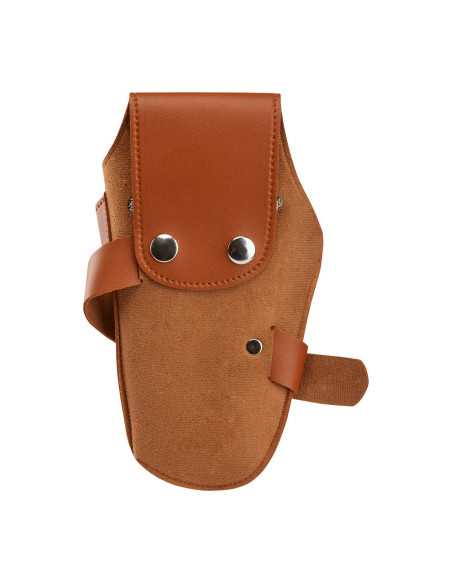 Funda cinturón para tijeras de peluquería T11 marrón 