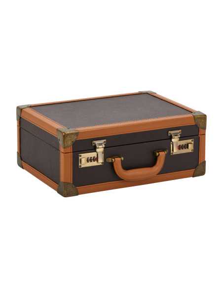 Valise de coiffure marron 