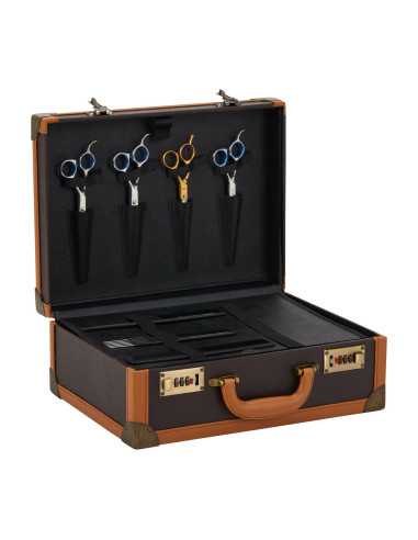 Brauner Friseurkoffer