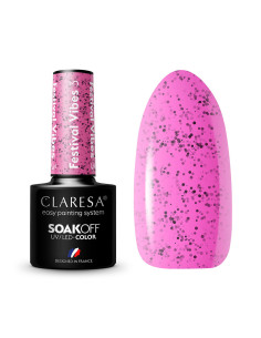 Vernis à ongles hybride CLARESA Festival Vibes 3 -5g 