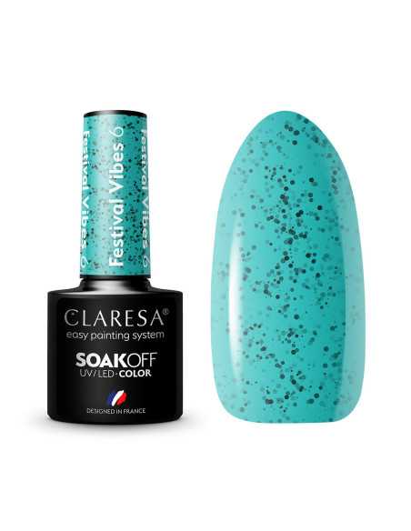 Smalto per unghie ibrido CLARESA Festival Vibes 6 -5g