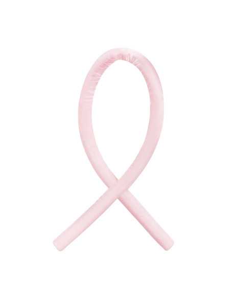 Rouleau à cheveux rose 