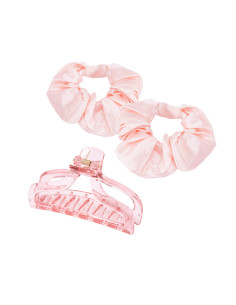 Rouleau à cheveux rose 2
