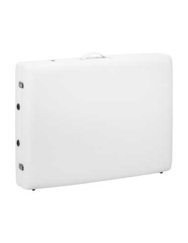 Table de massage en bois Comfort Activ Fizjo Lux 2 segments 190x70 BLANC 