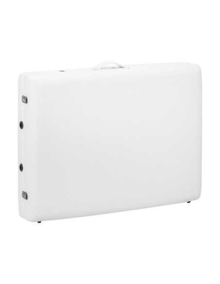 Stół składany do masażu drewniany Komfort Activ Fizjo Lux 2 segmentowy 190x70 BIAŁY 