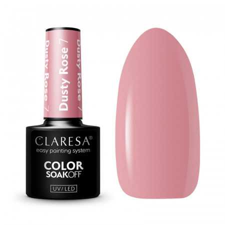 CLARESA Hybrid polish DUSTY ROSE 7 -5g 