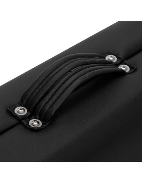 Table de massage pliante en bois Comfort Activ Fizjo Lux 2 segments 190x70 noir 