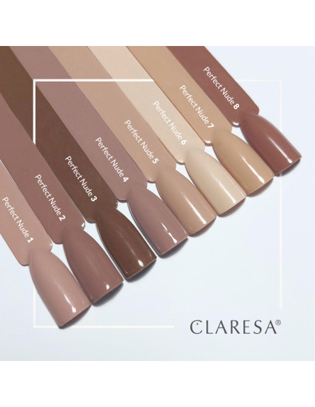 CLARESA Lakier hybrydowy PERFECT NUDE 6 -5g 