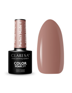 CLARESA Lakier hybrydowy PERFECT NUDE 4 -5g 