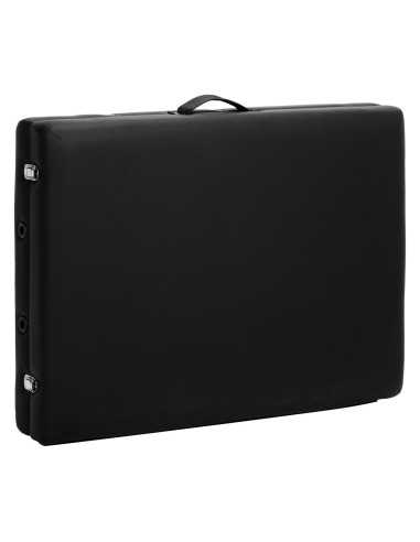 Comfort Activ Fizjo Lux Lettino da massaggio pieghevole in legno a 2 segmenti 190x70 nero