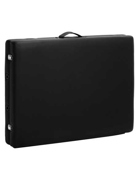 Comfort Activ Fizjo Lux Lettino da massaggio pieghevole in legno a 2 segmenti 190x70 nero
