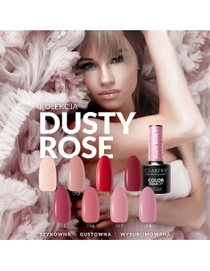 CLARESA Lakier hybrydowy DUSTY ROSE 3 -5g 2