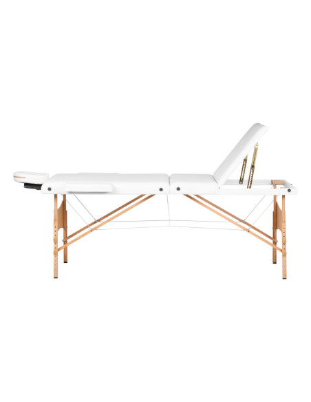 Comfort Activ Fizjo Lux Camilla de masaje de madera 3 cuerpos 190x70 BLANCO