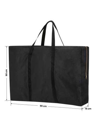 Comfort Activ Fizjo Lux Lettino da massaggio pieghevole in legno a 2 segmenti 190x70 nero