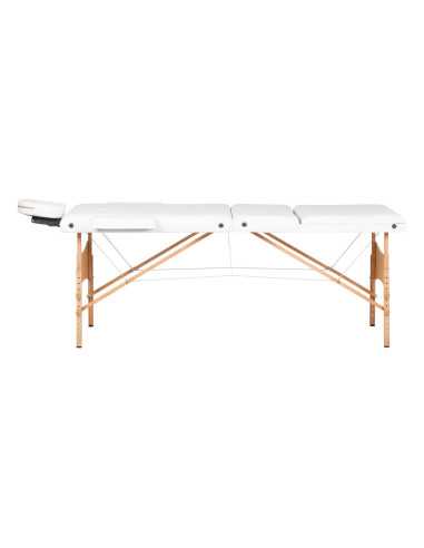 Comfort Activ Fizjo Lux 3-segment wooden massage table 190x70 WHITE