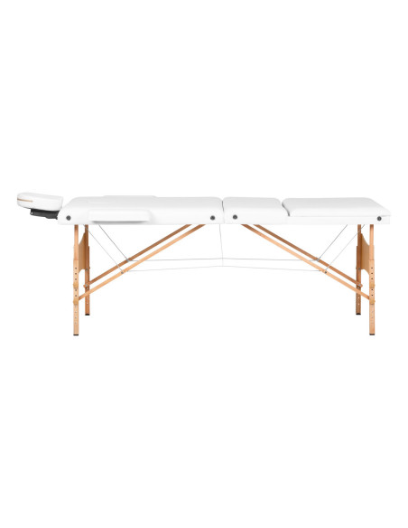 Comfort Activ Fizjo Lux Camilla de masaje de madera 3 cuerpos 190x70 BLANCO