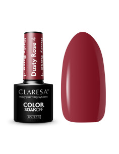 CLARESA Lakier hybrydowy DUSTY ROSE 4 -5g
