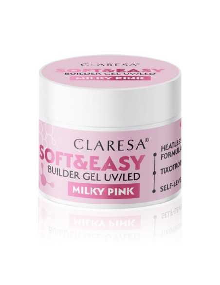 Gel de construction Claresa Soft&Easy rose laiteux 12g 