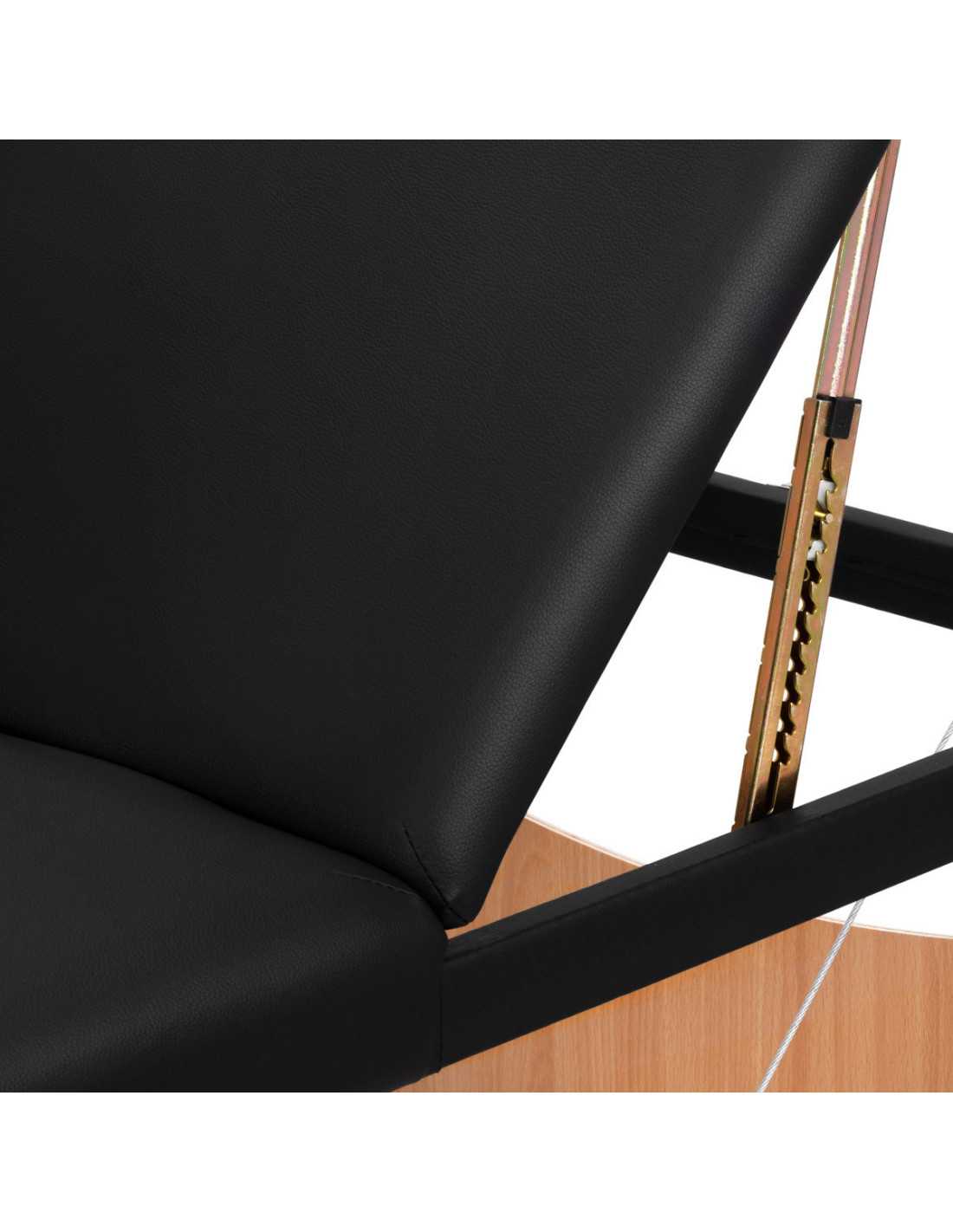 Comfort Activ Fizjo Lux 3-segment wooden massage table 190x70 black