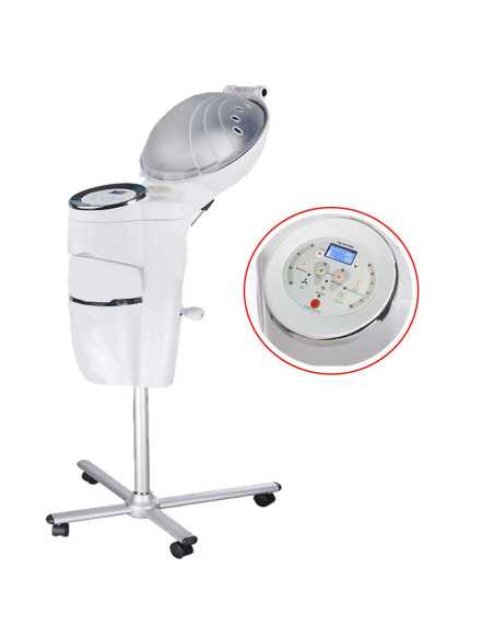 Ozone sauna steamer helmet on tripod 