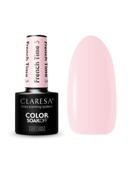 CLARESA Lakier hybrydowy French Time 3 -5g 