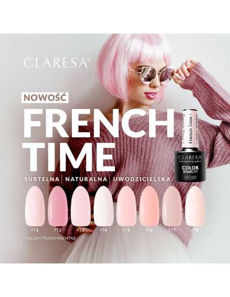 CLARESA Lakier hybrydowy French Time 6 -5g 