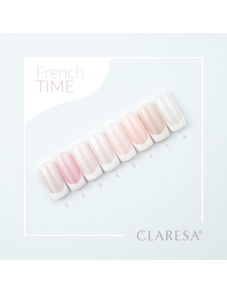 CLARESA Lakier hybrydowy French Time 7 -5g 