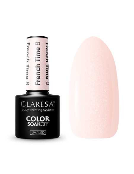 CLARESA Lakier hybrydowy French Time 8 -5g 
