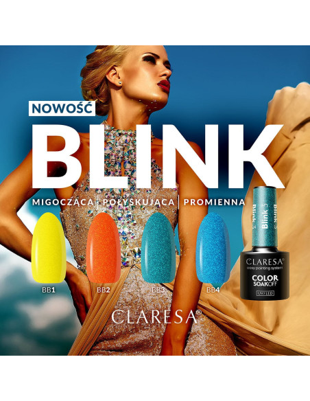 CLARESA Lakier hybrydowy Blink 1 -5g 