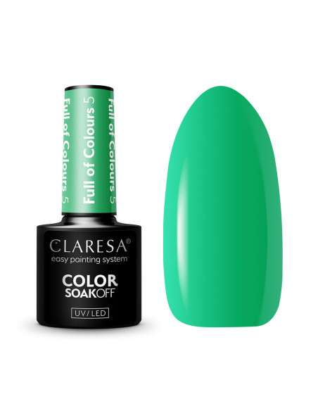 CLARESA Lakier hybrydowy Full of colours 5 -5g 