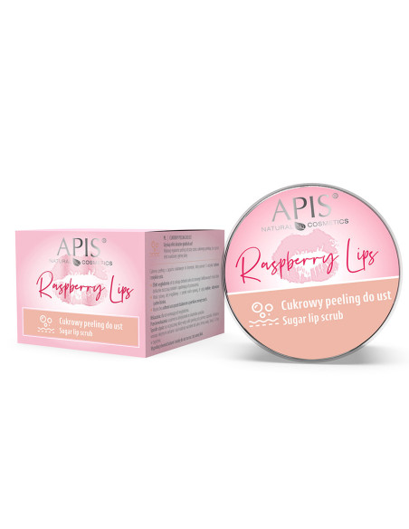 Apis raspberry lips cukrowy peeling do ust 10 ml 