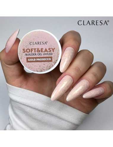Claresa żel budujący Soft&Easy gold prosecco 12g 