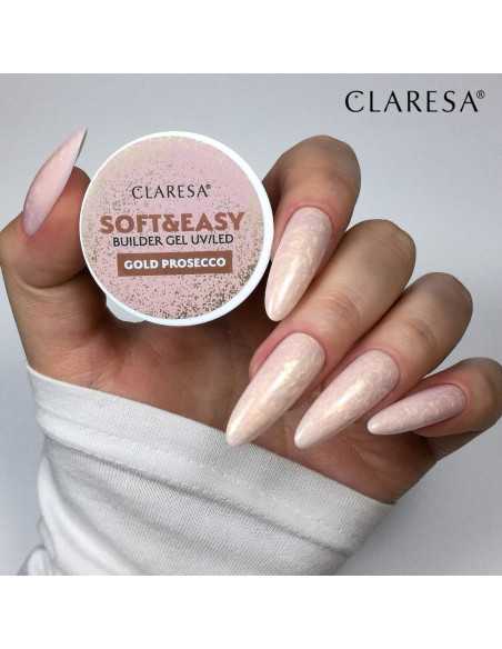 Claresa żel budujący Soft&Easy gold prosecco 12g 