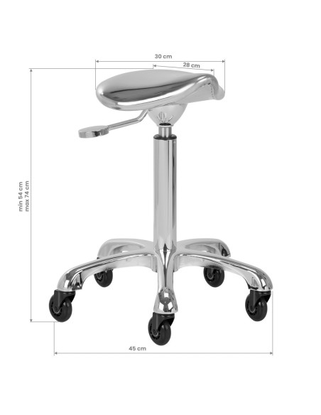 Gabbiano taboret Fine Silver Roll Speed  