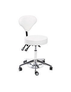 Tabouret a roulette esthétiques spa noir