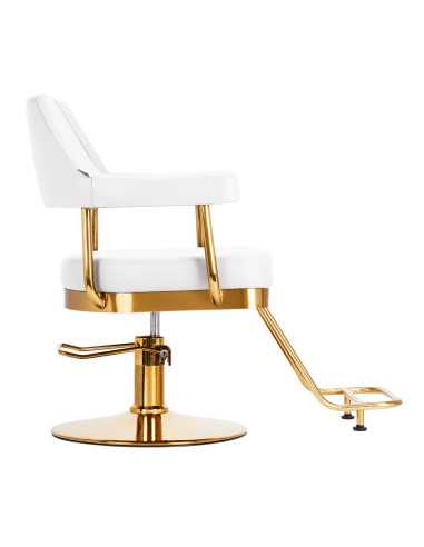Chaise de coiffure gabbiano granada or blanc {attributes}
