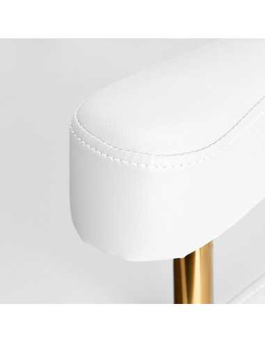 Chaise de coiffure gabbiano granada or blanc {attributes}
