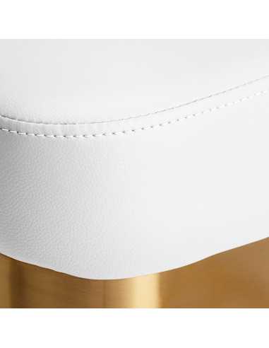 Chaise de coiffure gabbiano granada or blanc {attributes}