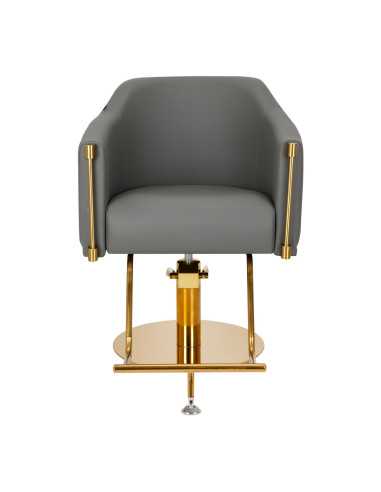 Gabbiano Burgos goldgrauer Friseurstuhl {attributes}